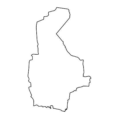Sistan and Baluchestan province map, administrative division of Iran. Vector illustration.