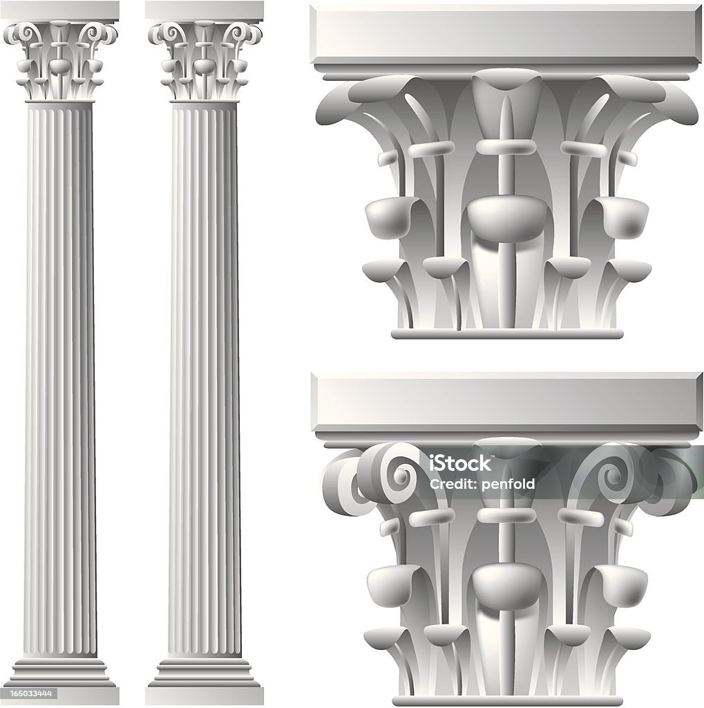 Colonne - clipart vectoriel de Colonne architecturale libre de droits