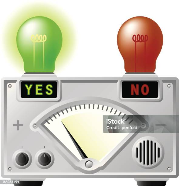 Yes Sì - Immagini vettoriali stock e altre immagini di Macchina della verità - Macchina della verità, Sensore, Affari
