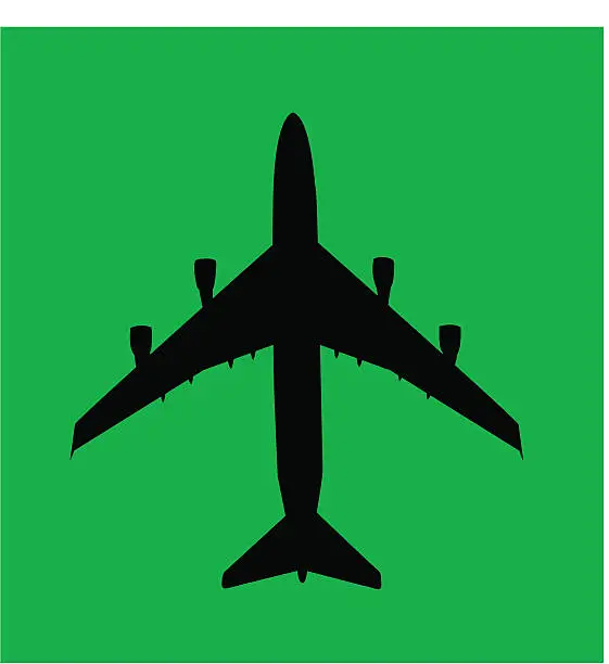 Vector illustration of Airplane ( Vector )