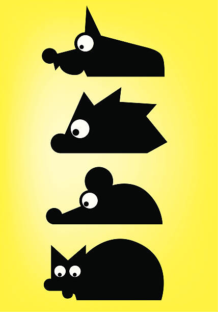 Bекторная иллюстрация Логотипы 1 животного