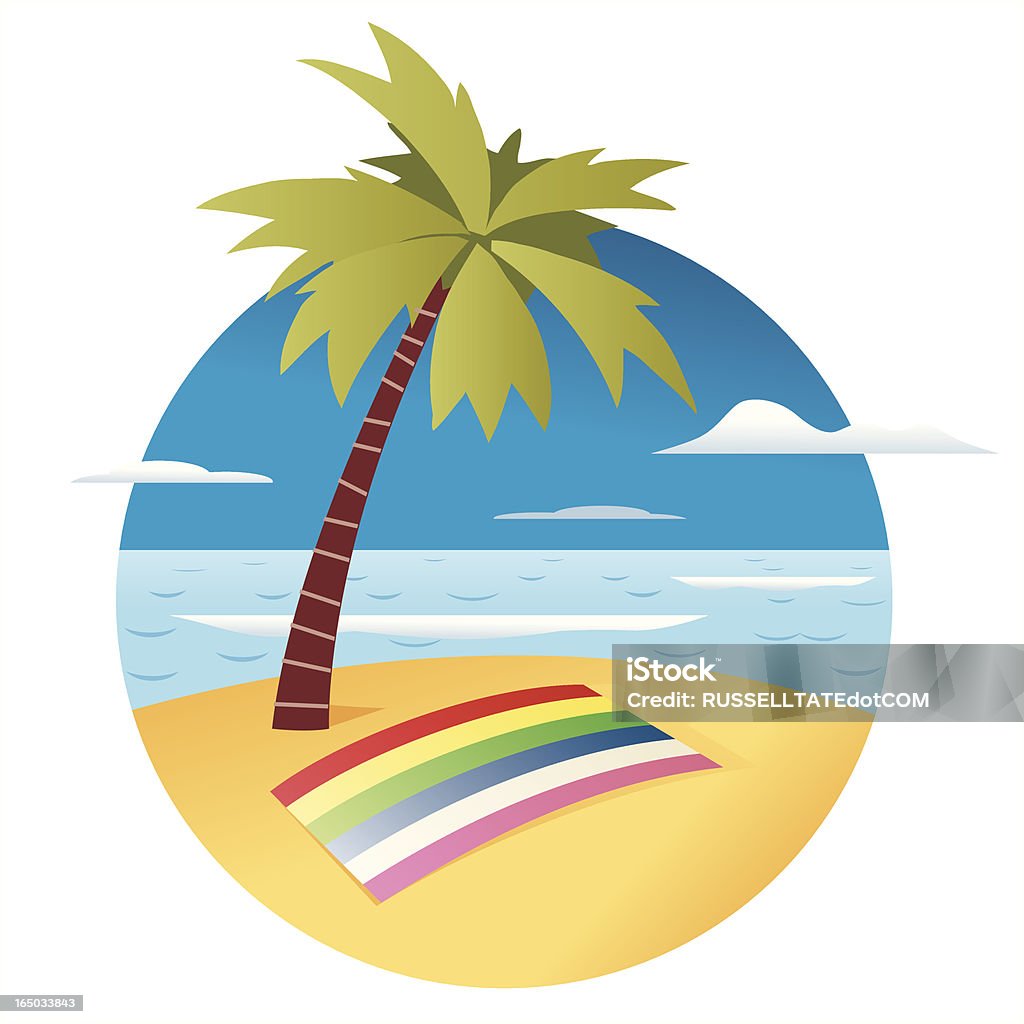 Palm Tree - clipart vectoriel de Activité commerciale libre de droits