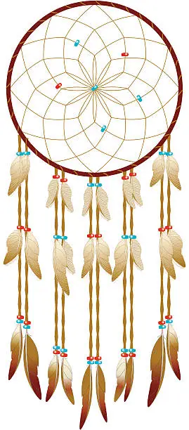 Vector illustration of Dream Catcher