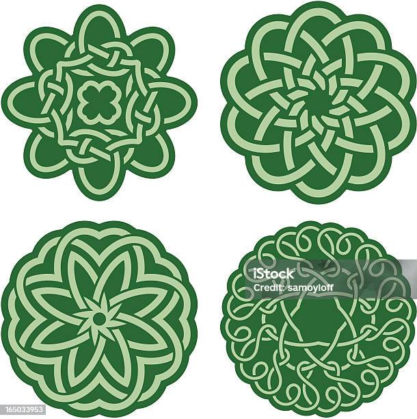 Celtic Ornements Vecteur Vecteurs libres de droits et plus d'images vectorielles de Cercle - Cercle, Style celte, Noeud celtique