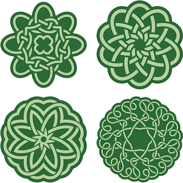 Celtic ornaments (Vector) vector art illustration