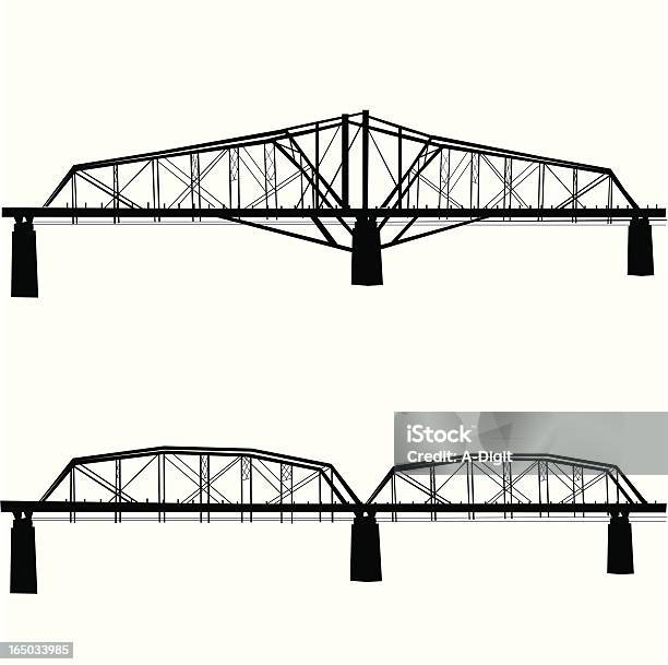 Vetores de Rivertrafficinfrastructure e mais imagens de Contorno - Contorno, Cor Preta, Criação Digital