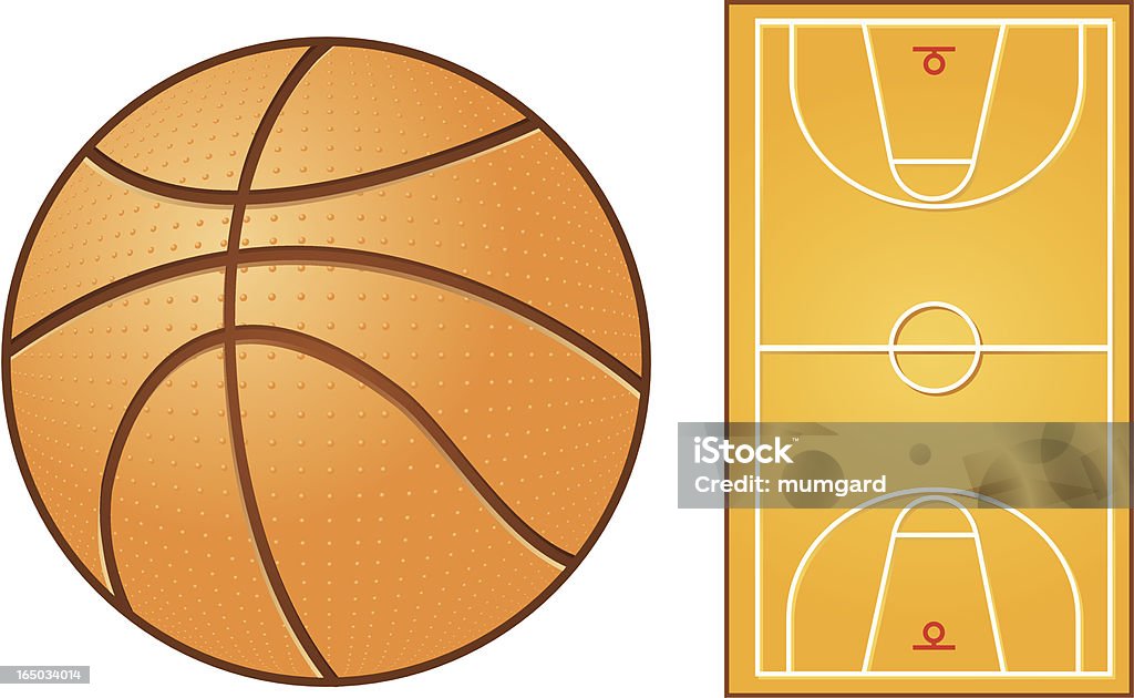 Vector Basketball and Court Vector Basketball and Court in eps and ai formats. Baseball Umpire stock vector
