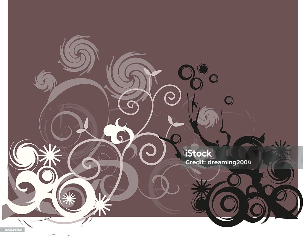 Élégant fond floral - clipart vectoriel de Abstrait libre de droits