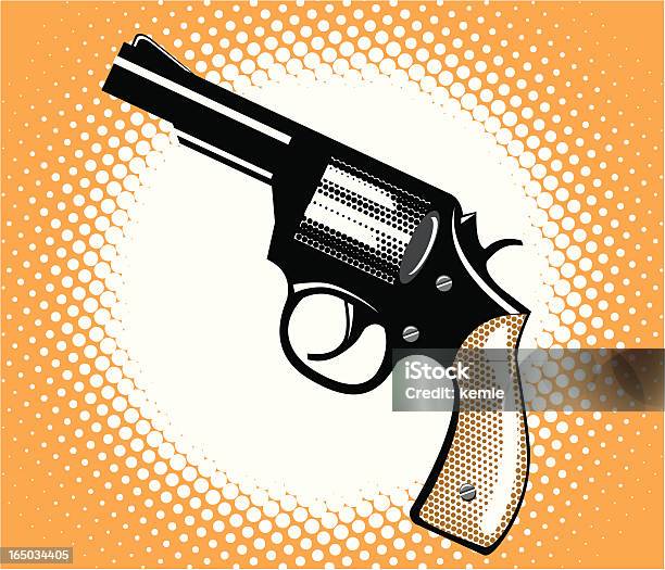 Pop Art Pistolet Vecteurs libres de droits et plus d'images vectorielles de Agression - Agression, Arme à feu, Armement