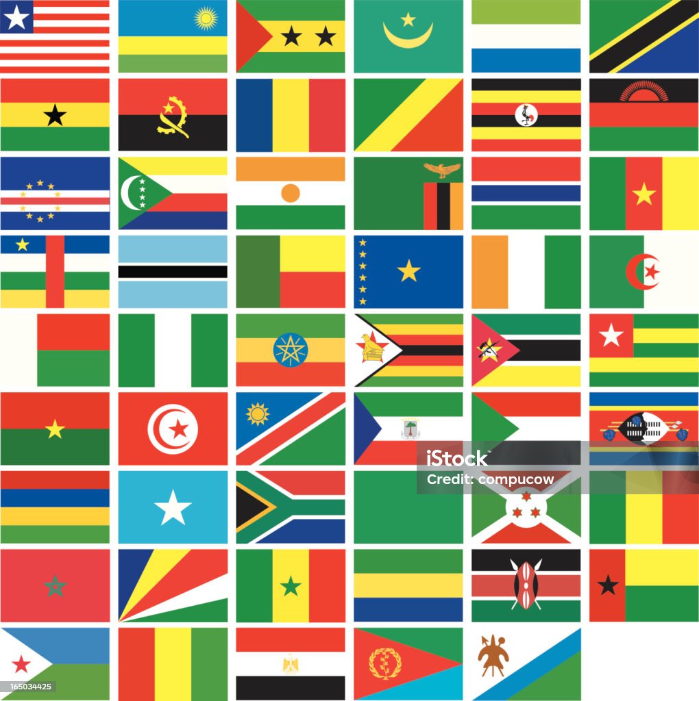 Afrikanischer Banner - Lizenzfrei Ghanaische Flagge Vektorgrafik