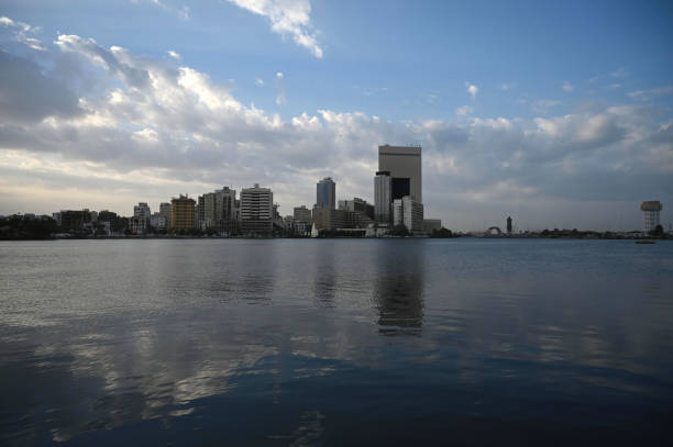 istock Beautiful view of Al Balad under the cloudy blue sky 1650344765