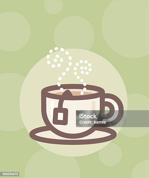 Chávena De Chá - Arte vetorial de stock e mais imagens de Bebida - Bebida, Calor, Chá