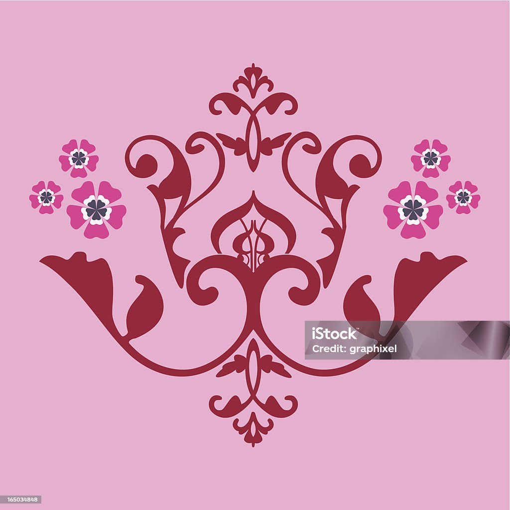 Decorazione floreale - arte vettoriale royalty-free di Arredamento