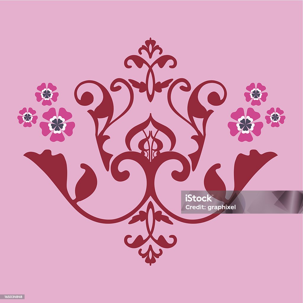 Emblema de Floral - Royalty-free Abstrato arte vetorial