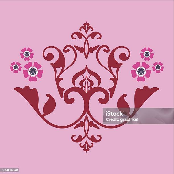 Emblema De Floral - Arte vetorial de stock e mais imagens de Abstrato - Abstrato, Artigo de Decoração, Composição Digital