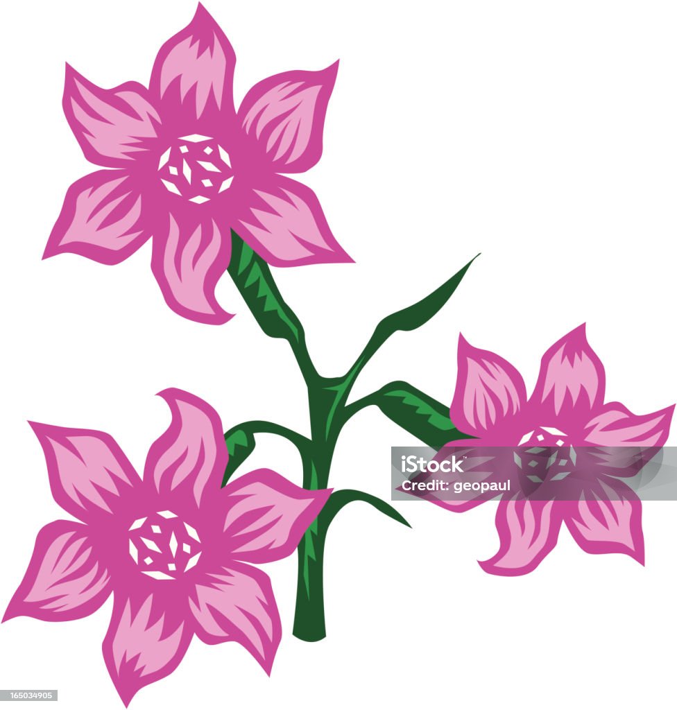 Lillies-Illustration - clipart vectoriel de Art et Artisanat libre de droits