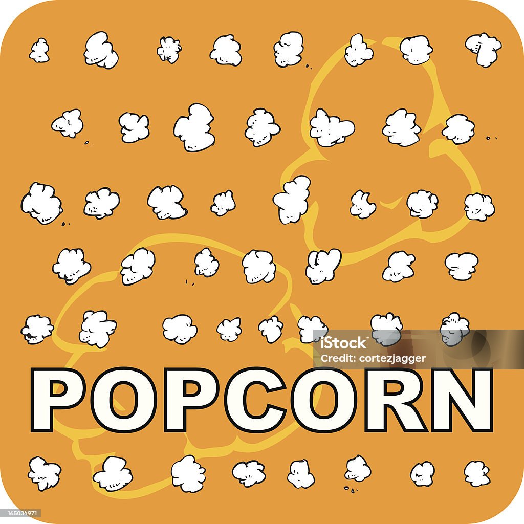 Mehr Popcorn (Vektor-illustration - Lizenzfrei Popcorn Vektorgrafik