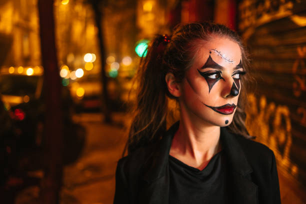 istock Woman ready for Halloween party 1650352994