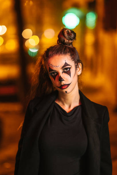 istock Woman with Halloween make up 1650353539