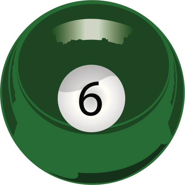 Download Pool Ball, Number 6, Sphere. Royalty-Free Vector Graphic - Pixabay