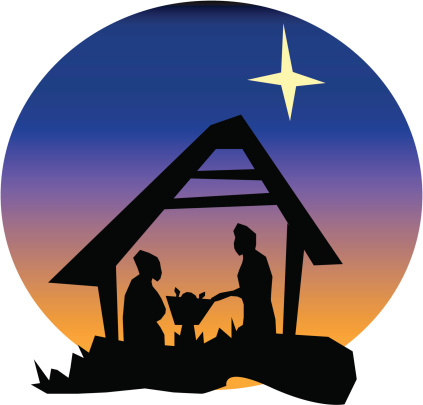 nativity scene I created in illustrator.
