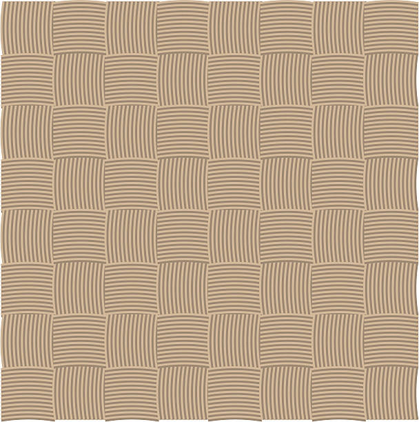Brown Checker Weave (vector) vector art illustration