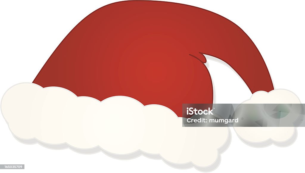 Vector de Santa Claus/padre Navidad sombrero - arte vectorial de Algodón - Textil libre de derechos