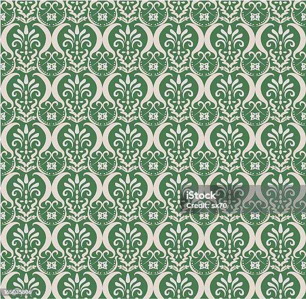 Retrò Seamless Pattern Vector - Immagini vettoriali stock e altre immagini di Sfondi - Sfondi, Vettoriale, Art Déco