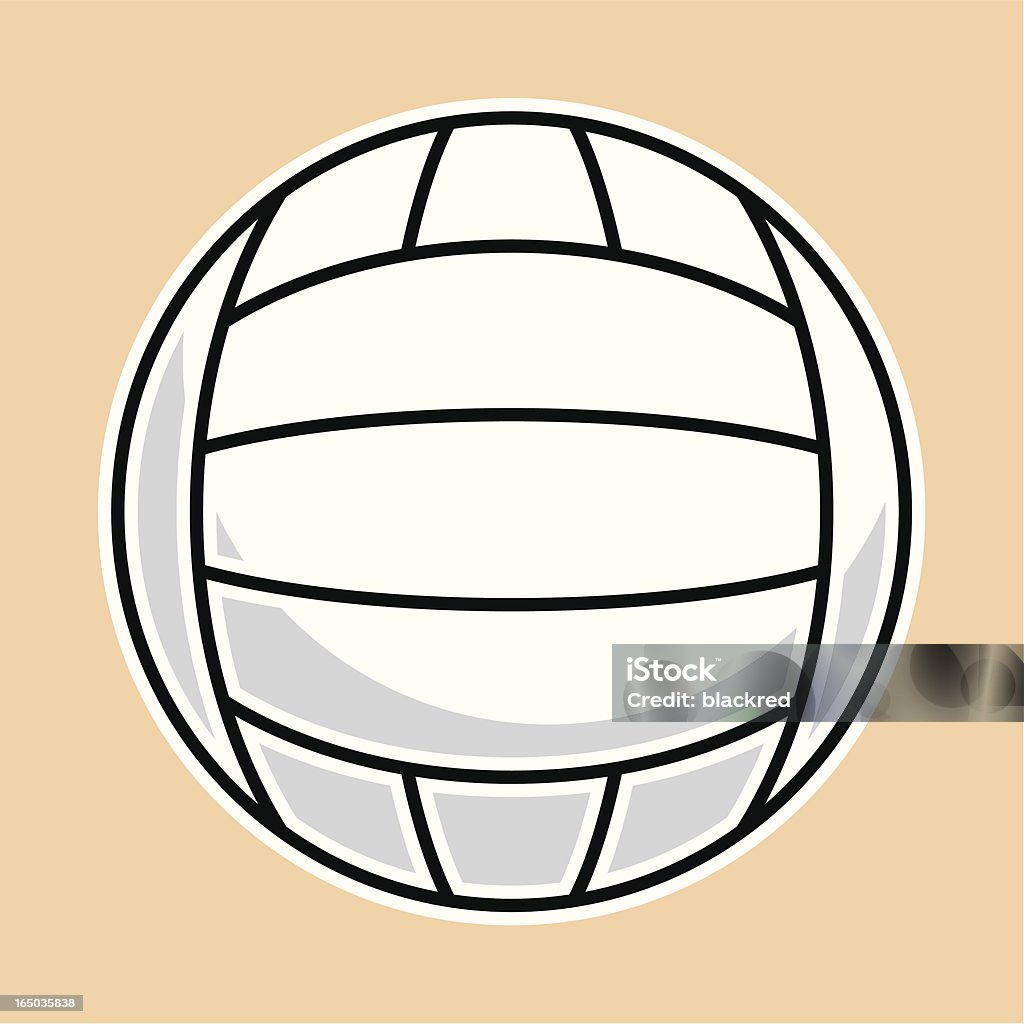Volley Bola - Royalty-free Arte Linear arte vetorial