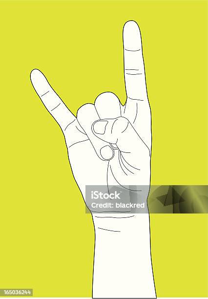 Kocham Cię Ręką Gest - Stockowe grafiki wektorowe i więcej obrazów Rock - Rock, Grafika wektorowa, Bydło rasy Texas Longhorn