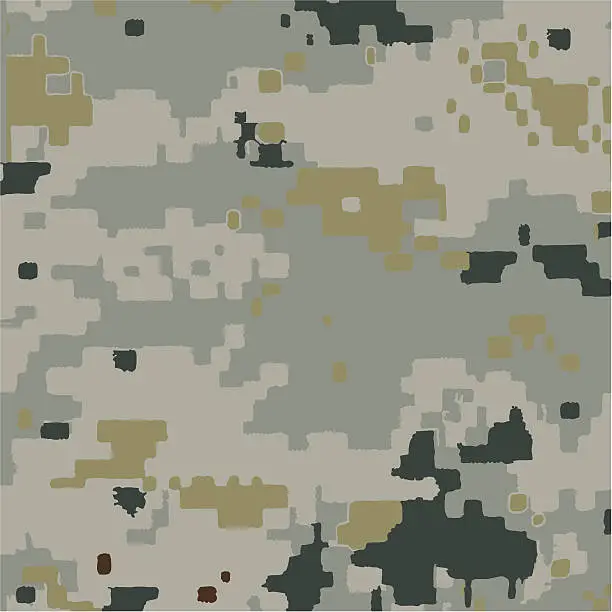 Vector illustration of Digi-Urban Camouflage