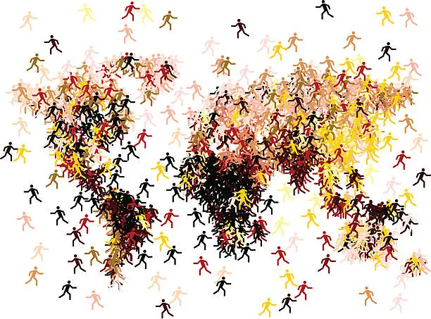 Vector illustration of migration