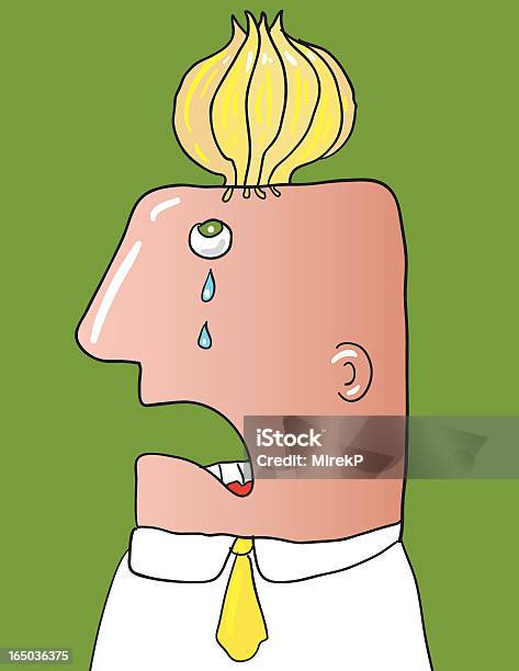 Onion Man Stock Illustration - Download Image Now - Adult, Business, Businessman