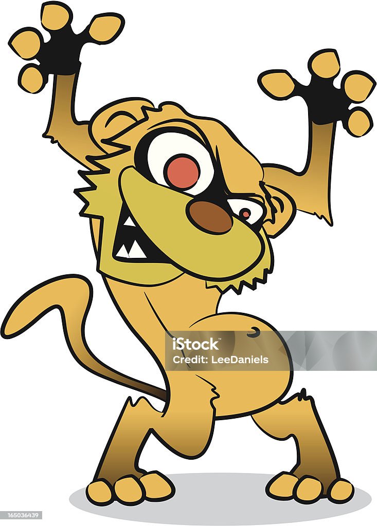 Freaky furet Dessin animé - clipart vectoriel de Furet libre de droits