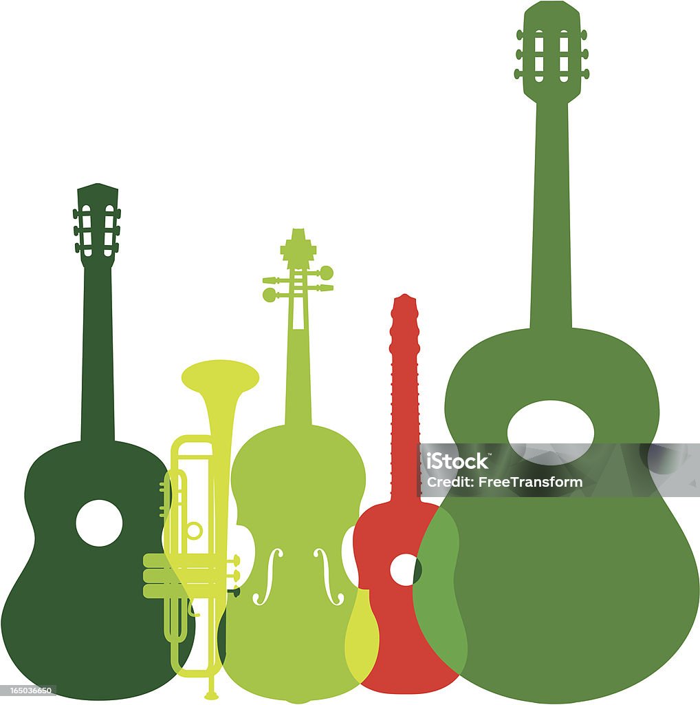 Mariachi Instruments - arte vectorial de Banda Mariachi libre de derechos