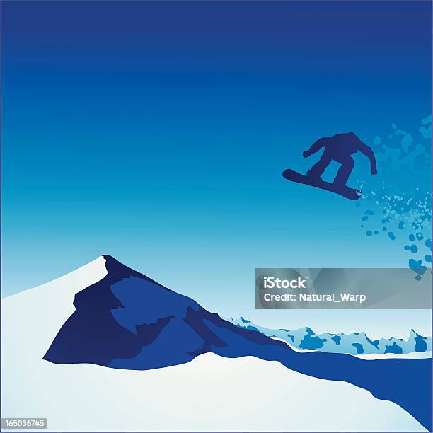 Snowboardowe Xtreme - Stockowe grafiki wektorowe i więcej obrazów Snowboarding - Snowboarding, Grafika wektorowa, Góra