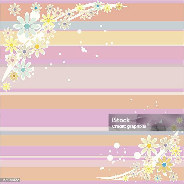 Decorazione Floreale - Immagini vettoriali stock e altre immagini di Arredamento - Arredamento, Astratto, Color pastello
