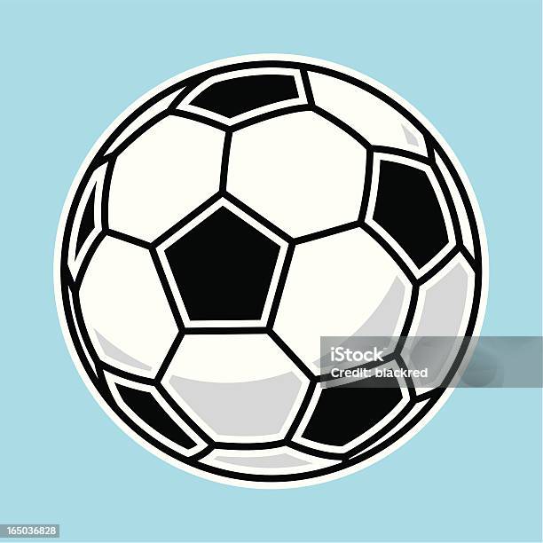 Ilustración de Pelota De Fútbol y más Vectores Libres de Derechos de Actividades recreativas - Actividades recreativas, Azul, Color - Tipo de imagen