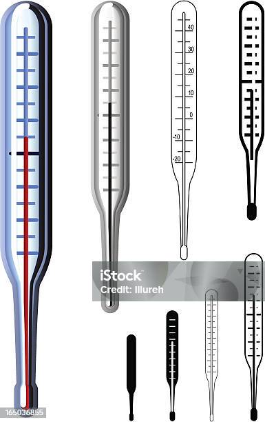 온도계 감기와 독감에 대한 스톡 벡터 아트 및 기타 이미지 - 감기와 독감, 건강관리와 의술, 냉동된