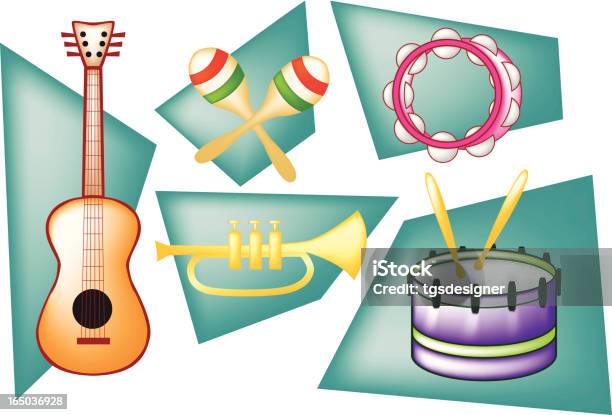 Icone Di Strumenti - Immagini vettoriali stock e altre immagini di Arte, Cultura e Spettacolo - Arte, Cultura e Spettacolo, Bacchetta del tamburo, Ballerino - Artista di spettacolo