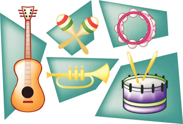 Vector illustration of Instrument Icons