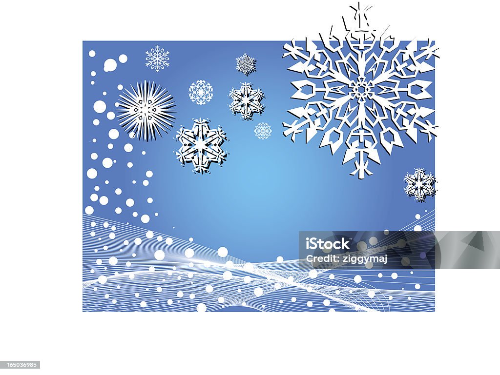 Winter background - vector Winter Background - Snowy Day Abstract stock vector