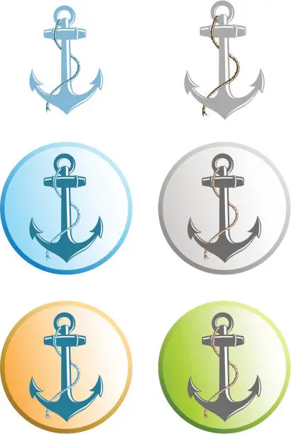 Vector illustration of Anchor