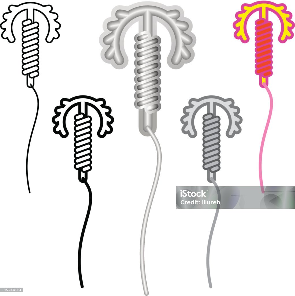 Loop For Birth Control Loop Contraception Stock Illustration - Download Image Now - Color ...