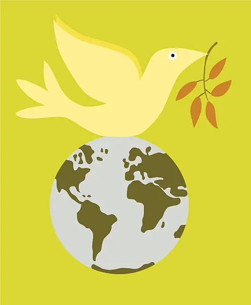 Vector illustration of Peace