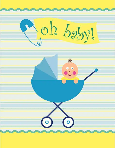 Vector illustration of Oh Baby!