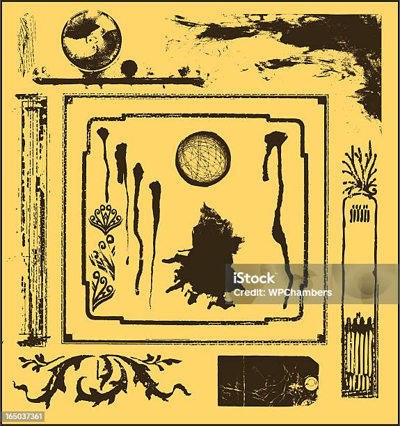 Ilustración de Varios Grunge Vectores y más Vectores Libres de Derechos de Abstracto - Abstracto, Animales salvajes, Comunicación