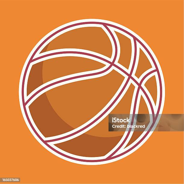 Баскетбол — стоковая векторная графика и другие изображения на тему Баскетбол - Баскетбол, Баскетбольный мяч, Без людей