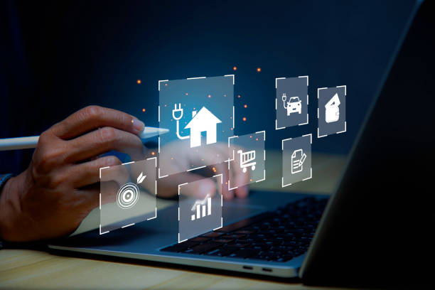 istock inspiration income fund concept, Idea from big data. Businessman using laptop analyzing sales data on futuristic virtual screen technology. Save stacking money for growing investment analyzing data. 1650378083