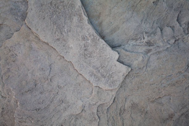 istock Gray stone texture, cement background, grunge backdrop with cracks 1650379702